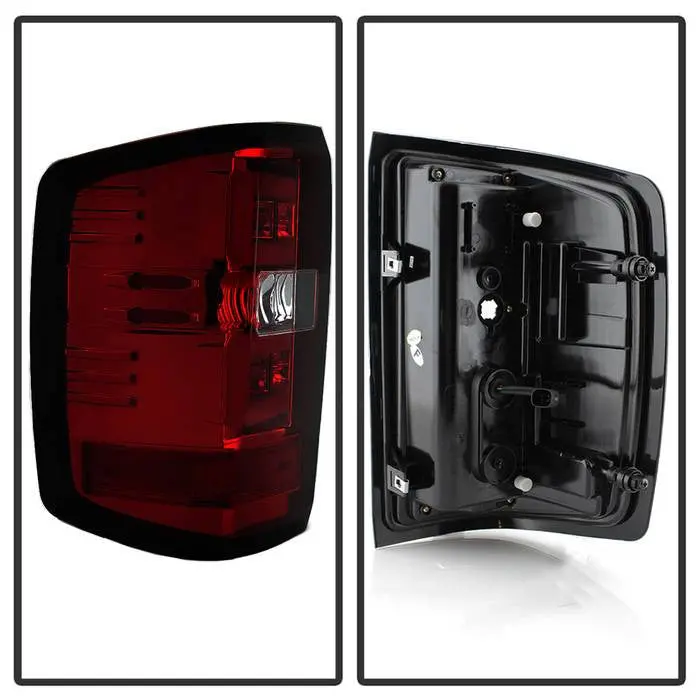 Spyder 16-18 Chevy Silverado 1500 2500 3500Hd Tail Lights Led Bar Red 2