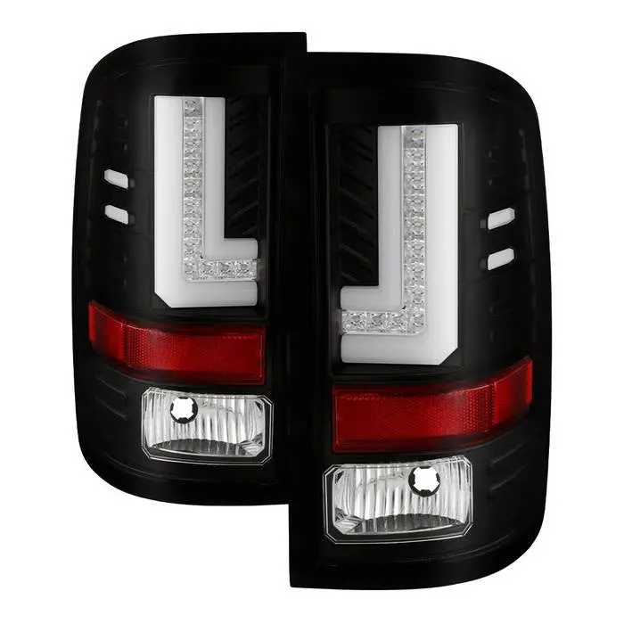 Spyder 16-18 Gmc Sierra 1500 2500 3500Hd Tail Lights Led Bar Black 1