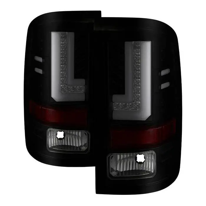 Spyder 16-18 Gmc Sierra 1500 2500Hd 3500Hd Tail Lights Black Smoked 1