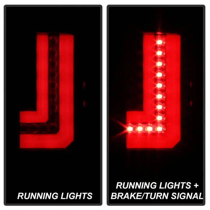 Spyder 16-18 Gmc Sierra 1500 2500Hd 3500Hd Tail Lights Black Smoked 2
