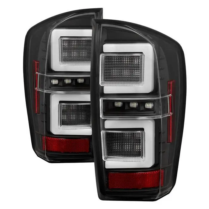 Spyder 16-19 Toyota Tacoma Led Tail Lights Black 1