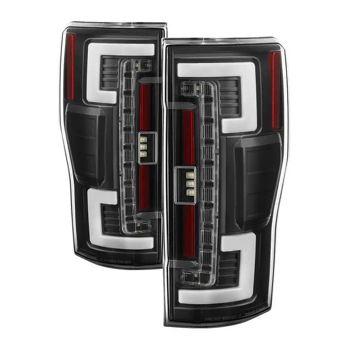 Spyder 17-18 Ford F250 Super Duty Led Tail Lights Black 1