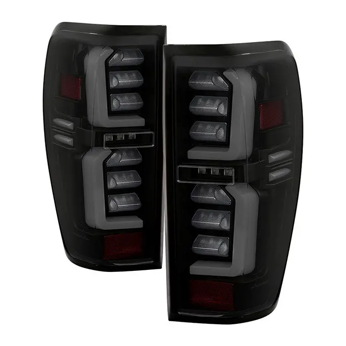 Spyder 19-20 Gmc Sierra Led Tail Lights Smoked 1