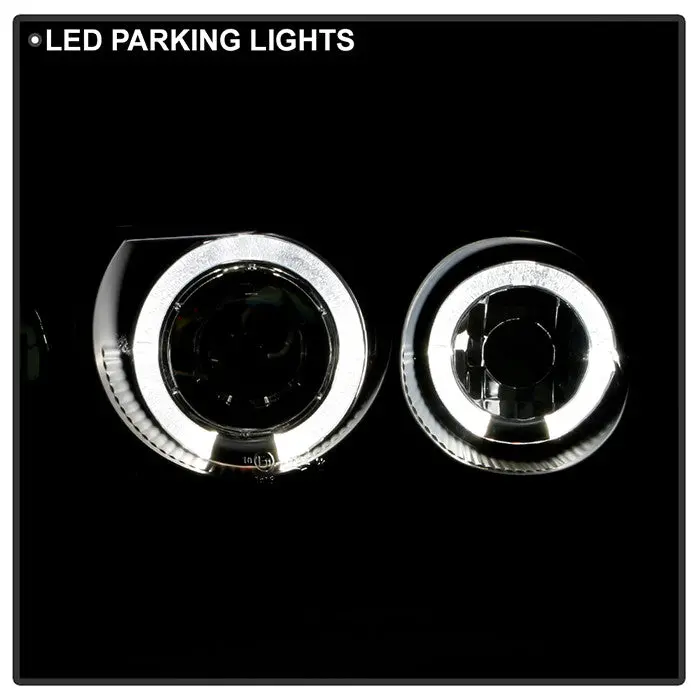Spyder 92-95 Honda Civic 3Dr 1Pc Projector Headlights Black 2