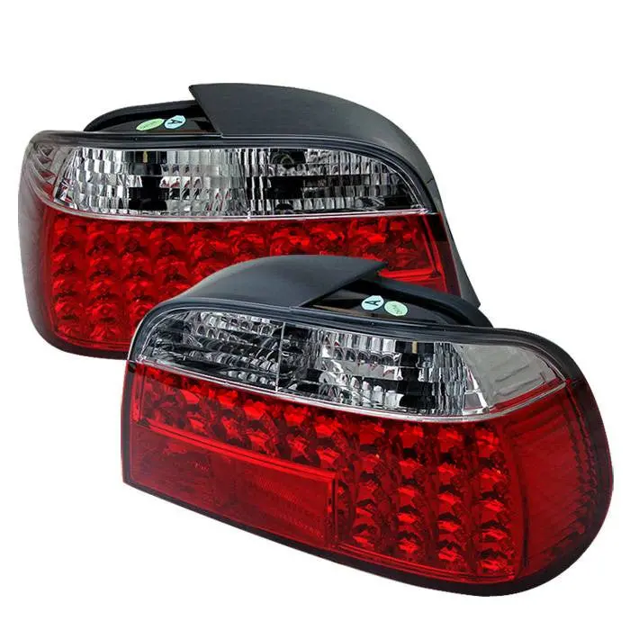 Spyder 95-01 Bmw 7-Series E38 Led Tail Lights Red 1