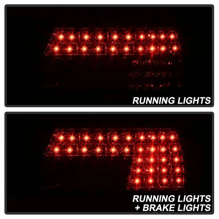 Spyder 95-01 Bmw 7-Series E38 Led Tail Lights Red 2