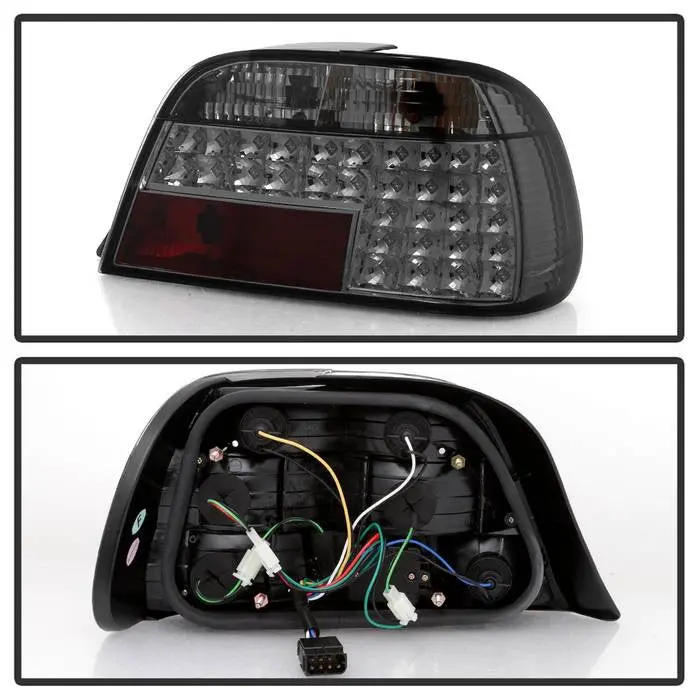 Spyder 95-01 Bmw 7-Series E38 Led Tail Lights Smoked 2
