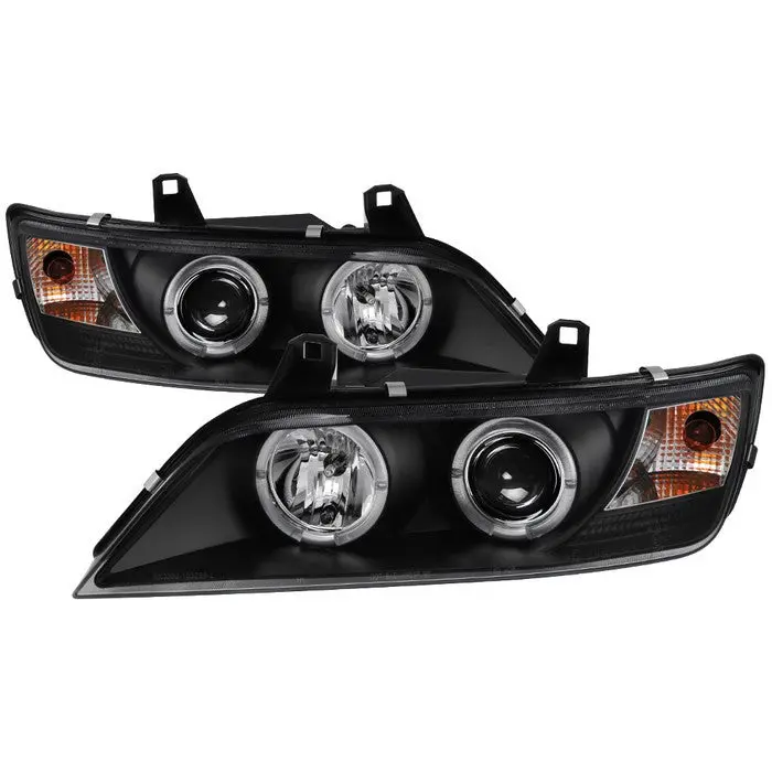 Spyder 96-02 Bmw Z3 Halo Projector Headlights Black 1