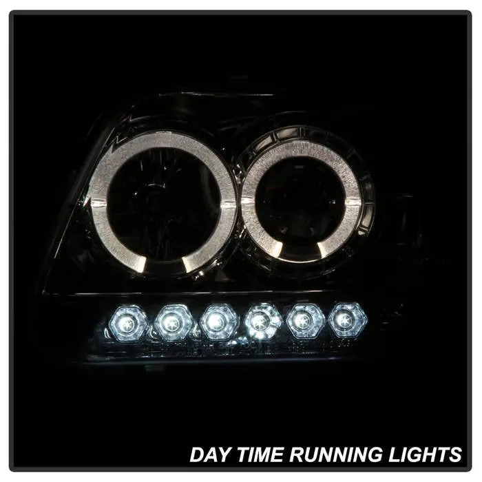 Spyder 97-02 Ford F150 Expedition Projector Headlights Smoked 1Pc 2