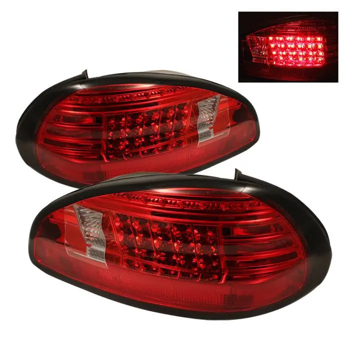 Spyder 97-03 Pontiac Grand Prix Led Tail Lights Red 1