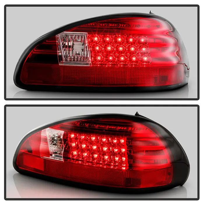 Spyder 97-03 Pontiac Grand Prix Led Tail Lights Red 2