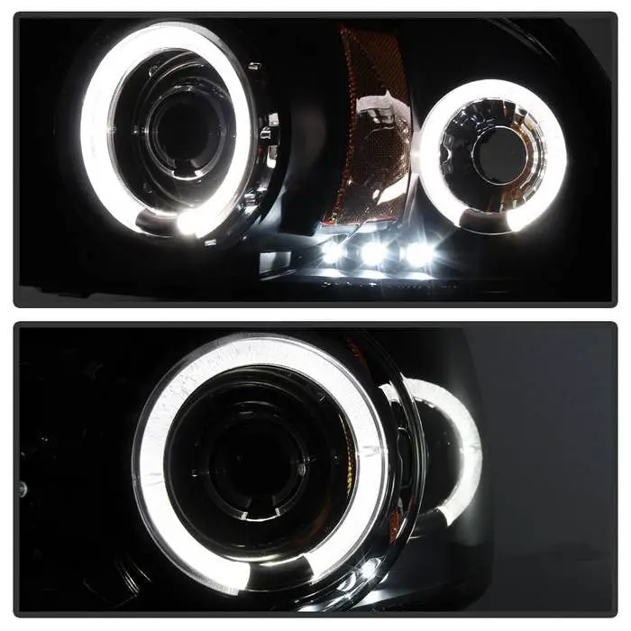 Spyder 97-04 Dodge Dakota Projector Headlights 1Pc Black 2