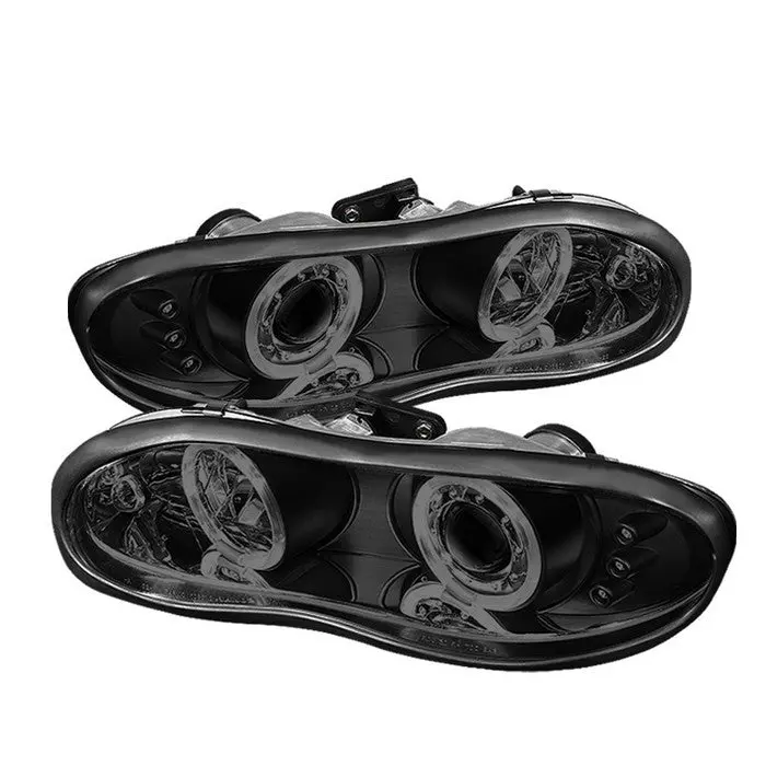 Spyder 98-02 Chevy Camaro Projector Headlights Black Smoked 1
