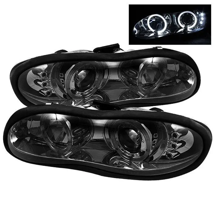 Spyder 98-02 Chevy Camaro Projector Headlights Smoked 1