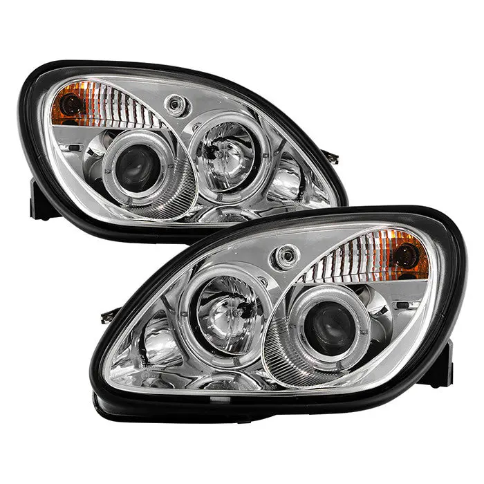 Spyder 98-04 Mercedes Slk Halo Projector Headlights 1Pc Chrome 1