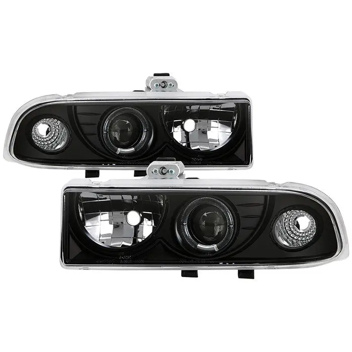 Spyder 98-04 S10 Blazer Projector Headlights Black 1