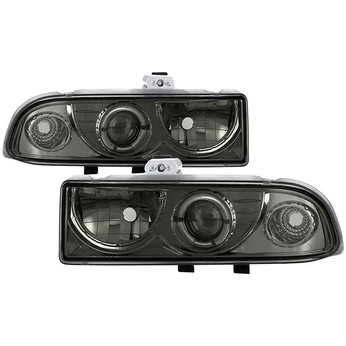 Spyder 98-04 S10 Blazer Projector Headlights Smoked/Chrome 1