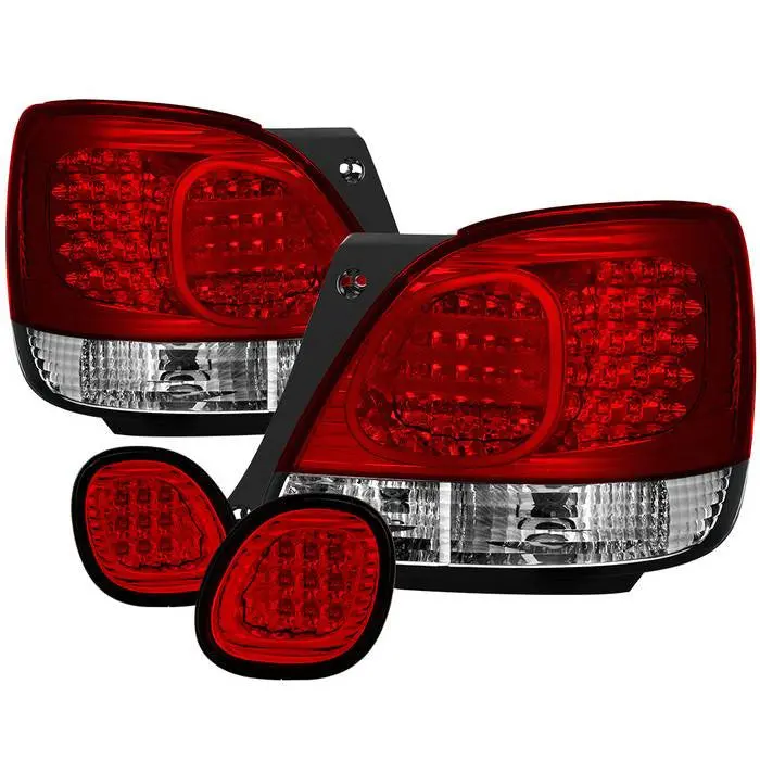 Spyder 98-05 Lexus Gs300 Gs400 Led Tail Lights Red With Trunk 1