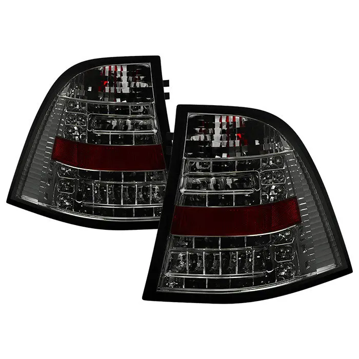 Spyder 98-05 Mercedes M-Class Ml W163 Led Tail Lights Smoked 1