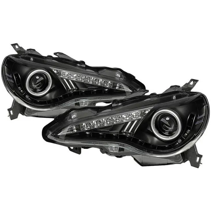 Spyder Scion Fr-S/Toyota 86 Projector Headlights Drl Black 1