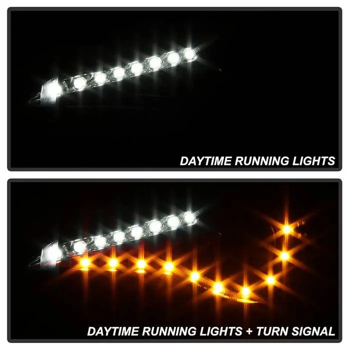 Spyder Scion Fr-S/Toyota 86 Projector Headlights Drl Black 2