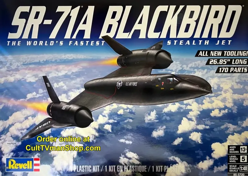 Sr-71A Blackbird Stealth Jet - 1:48 Scale 1