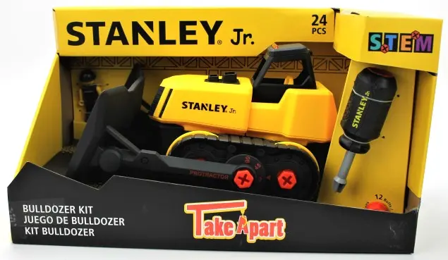 Stanley Jr. Take Apart Bulldozer Kit 1