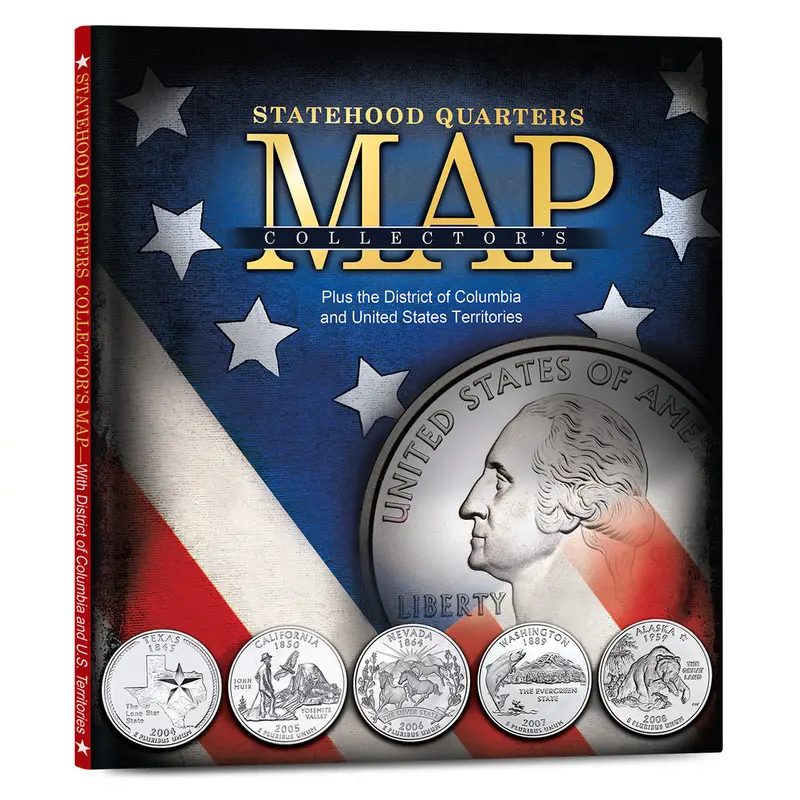 Statehood Quarters Collector's Map 1