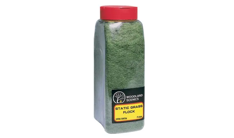 Static Grass Flock Dark Green 1