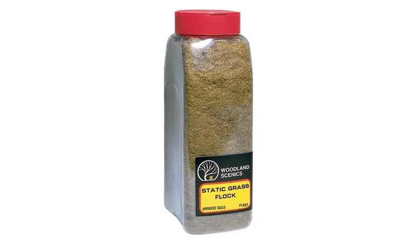 Static Grass Flock Harvest Gold 1