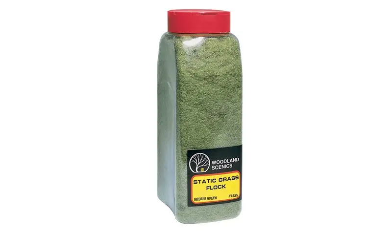 Static Grass Flock Medium Green 1