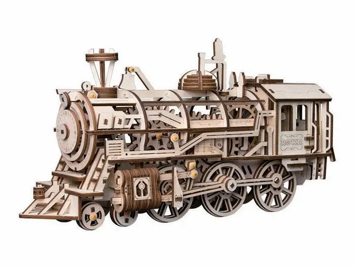 Steam Locomotive 3D Wooden Puzzle 1