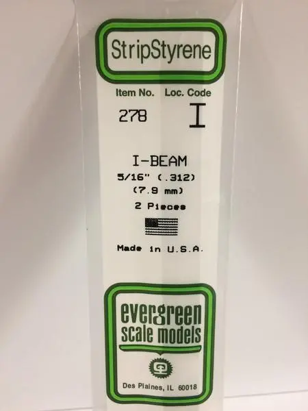 Strip Styrene I-Beam 1