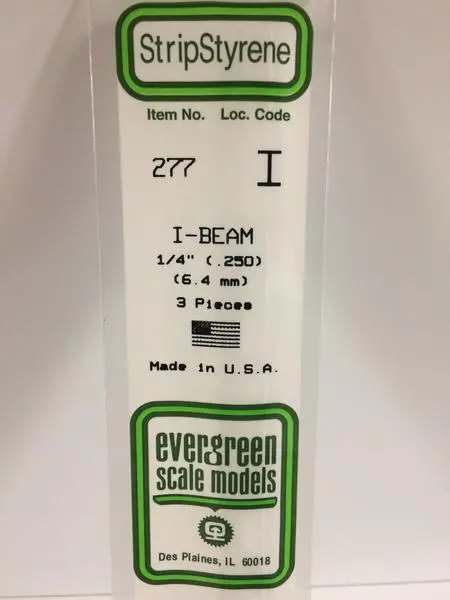 Strip Styrene  I-Beam 1
