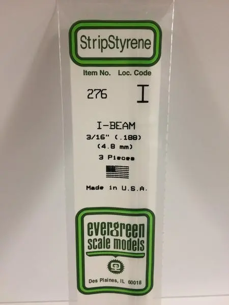 Strip Styrene I- Beam 1