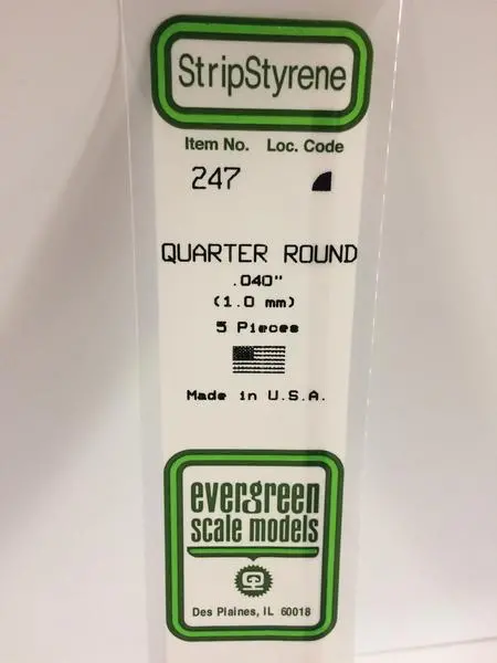 Strip Styrene Quarter Round 1
