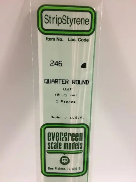 Strip Styrene Quarter Round 1