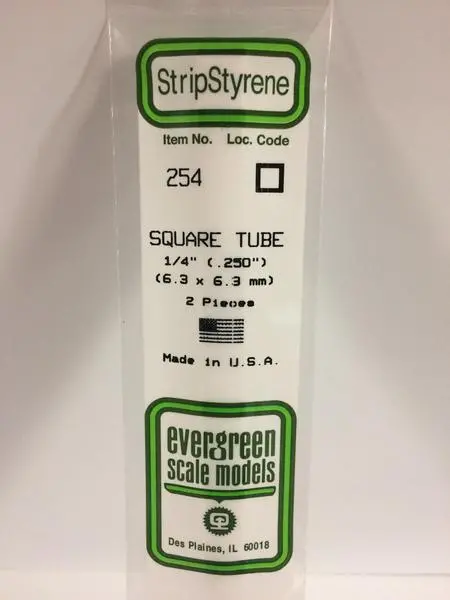 Strip Styrene Square Tube 1
