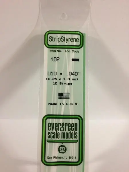 Styrene .010 X .040 1