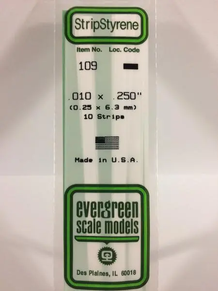 Styrene .010 X .250 1