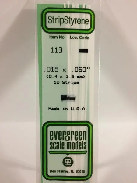 Styrene ..015 X .0060 1