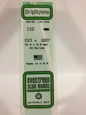 Styrene .015 X .020 1