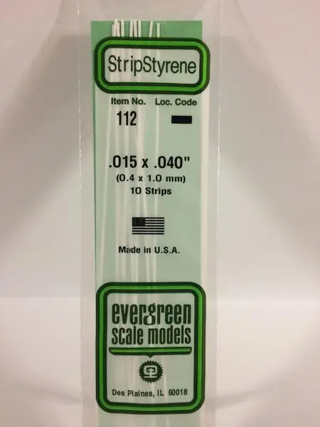 Styrene .015 X .040 1