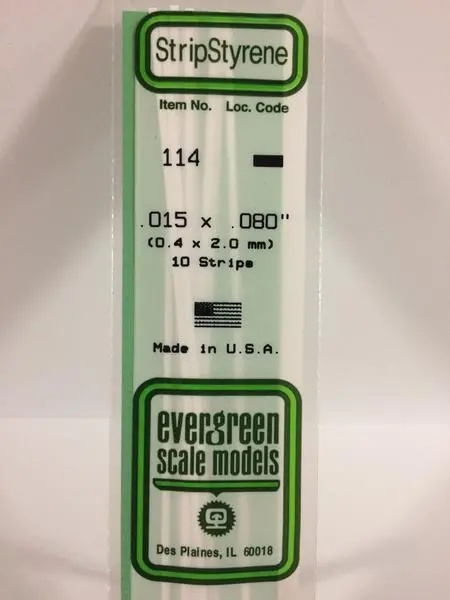 Styrene  .015 X .080 1