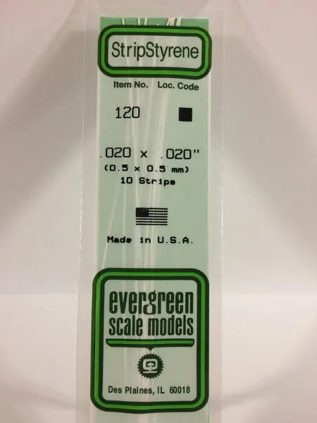 Styrene .020X.020 1