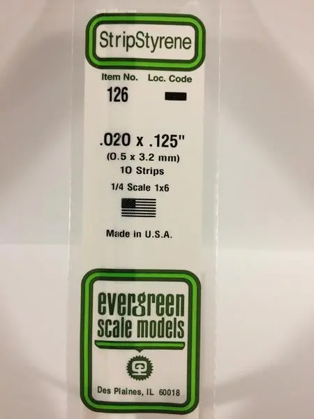 Styrene .020X.125 1