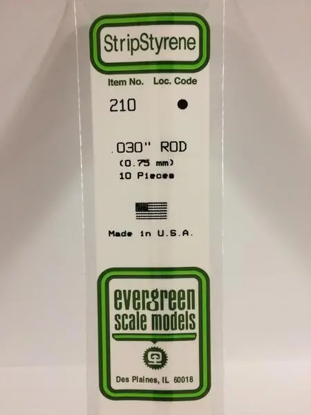 Styrene  .030 Rod 1