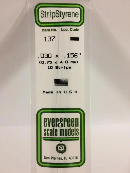 Styrene .030X.156 1