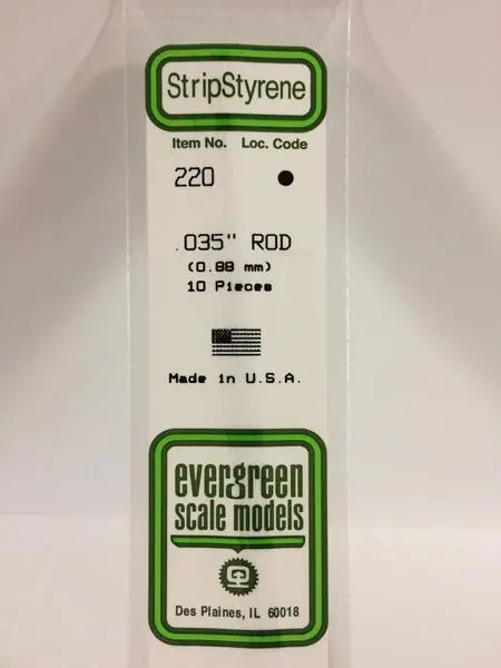 Styrene .035 Rod 1