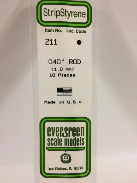 Styrene  .040 Rod 1